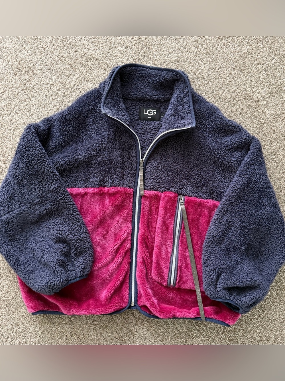UGG Sherpa Jacket color block